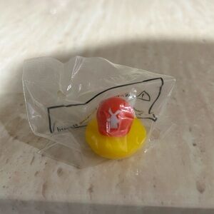 Dutch Bros Red Hat Rubber Ducky